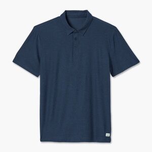 Men’s Vuori Strato Tech Polo, Navy Heather, XL, NWT